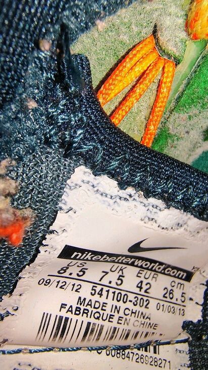 Nike LeBron 10 Atomic Teal White Orange Sneakers Urban Streetwear Mens Sz 8.5 main image 10